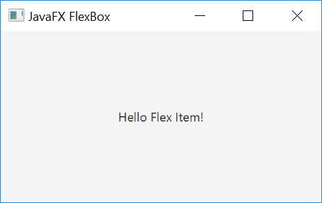 Parent Constraints in der FlexBoxPane